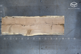 White Oak Live Edge Wood Slab #A838 125" x 34" - 39" x 3.1"