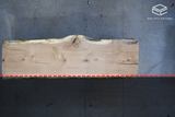 White Oak Live Edge Wood Slab #A839 125" x 34" - 39" x 3.1"