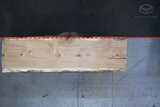 White Oak Live Edge Wood Slab #A839 125" x 34" - 39" x 3.1"