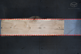 White Oak Live Edge Wood Slab #A839 125" x 34" - 39" x 3.1"