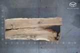 White Oak Live Edge Wood Slab #A852 110" x 40" - 48" x 2.7