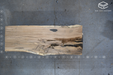 White Oak Live Edge Wood Slab #A854 109" x 36" - 41" x 3.0"