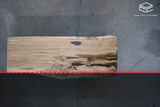 White Oak Live Edge Wood Slab #A854 109" x 36" - 41" x 3.0"