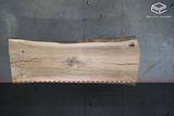 Red Oak Live Edge Wood Slab #A859 115" x 34" - 42" x 3.0"