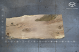 White Oak Live Edge Wood Slab #A860 113" x 42" - 48" x 3.0