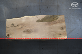 White Oak Live Edge Wood Slab #A860 113" x 42" - 48" x 3.0