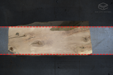 White Oak Live Edge Wood Slab #A860 113" x 42" - 48" x 3.0
