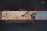 White Oak Live Edge Wood Slab #A863 118" x 36" - 49" x 3.0"