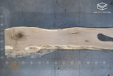 White Oak Live Edge Wood Slab #A871 162" x 20" - 45" x 3.6"