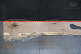 White Oak Live Edge Wood Slab #A871 162" x 20" - 45" x 3.6"