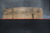 White Oak Live Edge Wood Slab #A896 130" x 37" - 41" x 2.1"