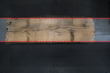 White Oak Live Edge Wood Slab #A896 130" x 37" - 41" x 2.1"