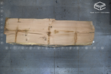 White Oak Live Edge Wood Slab #A897 133" x 25" - 40" x 2.0"