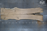 White Oak Live Edge Wood Slab #A946 146" x 34" - 43" x 2.6"