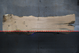 White Oak Live Edge Wood Slab #A948 150" x 33" - 42" x 2.6"