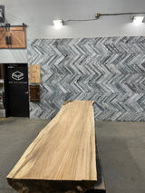 Red Oak Live Edge Wood Slab #A768 114" x 21" - 28" x 4.5"
