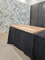 (Pre-Built) Walnut Classic-Cut Tabletop #PB114 65" x 37" x 1.2"