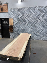 Red Oak Live Edge Wood Slab #D748 83" x 14" - 23" x 2.3"