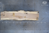 White Oak Live Edge Wood Slab #A840 125" x 29" - 36" x 3.1"