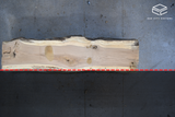 White Oak Live Edge Wood Slab #A840 125" x 29" - 36" x 3.1"