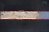 White Oak Live Edge Wood Slab #A840 125" x 29" - 36" x 3.1"