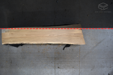 White Oak Live Edge Wood Slab #B842 114" x 23" - 28" x 4.2"