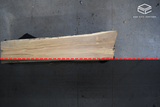 White Oak Live Edge Wood Slab #B843 112" x 22" - 29" x 4.2"