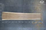 White Oak Live Edge Wood Slab #B876 135" x 22" - 30" x 2.7"