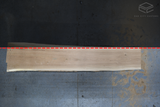 White Oak Live Edge Wood Slab #B876 135" x 22" - 30" x 2.7"