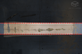 White Oak Live Edge Wood Slab #B877 135" x 23" - 31" x 2.8"