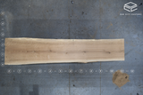 White Oak Live Edge Wood Slab #B878 135" x 24" - 30" x 2.7"
