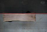 Walnut Live Edge Wood Slab #B894 114" x 23" - 30" x 1.0"