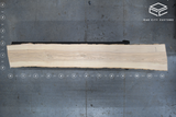 Ash Live Edge Wood Slab #B904 146" x 21" - 24" x 2.2"