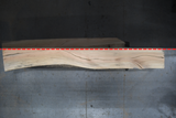 Sycamore Live Edge Wood Slab #B916 149" x 19" - 27" x 2.8"