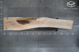 Sycamore Live Edge Wood Slab #B918 140" x 17" - 27" x 2.6"