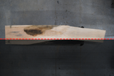 Sycamore Live Edge Wood Slab #B918 140" x 17" - 27" x 2.6"
