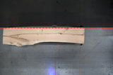 Red Oak Live Edge Wood Slab #B920 118" x 22" - 28" x 1.8"
