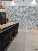 White Oak Live Edge Wood Slab #D930 95" x 19" - 27" x 2.5"