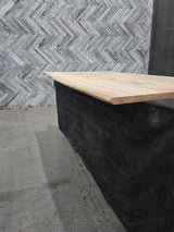 (Pre-Built) Soft Maple Live Edge Tabletop #PB150 91" 38"-43" x 1.3"