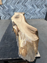 White Oak Live Edge Wood Slab #D700 103" x 12" - 24" x 2.7"