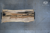 White Oak Live Edge Wood Slab #C819 104" x 36" - 42" x 2.3"