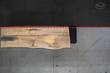 White Oak Live Edge Wood Slab #C820 103" x 30" - 34" x 2.4"