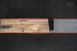 White Oak Live Edge Wood Slab #C820 103" x 30" - 34" x 2.4"