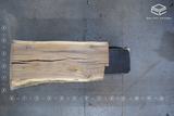 White Oak Live Edge Wood Slab #C847 87" x 33" - 45" x 2.6"