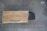 White Oak Live Edge Wood Slab #C849 86" x 39" - 43" x 2.7"