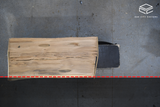White Oak Live Edge Wood Slab #C849 86" x 39" - 43" x 2.7"