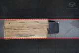 White Oak Live Edge Wood Slab #C849 86" x 39" - 43" x 2.7"