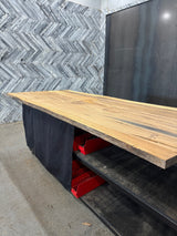 White Oak Live Edge Wood Slab #C848 87" x 38" - 42" x 1.5"