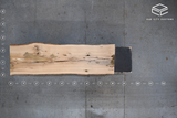 White Oak Live Edge Wood Slab #D744 96" x 26" - 30" x 2.4"