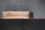 White Oak Live Edge Wood Slab #D744 96" x 26" - 30" x 2.4"